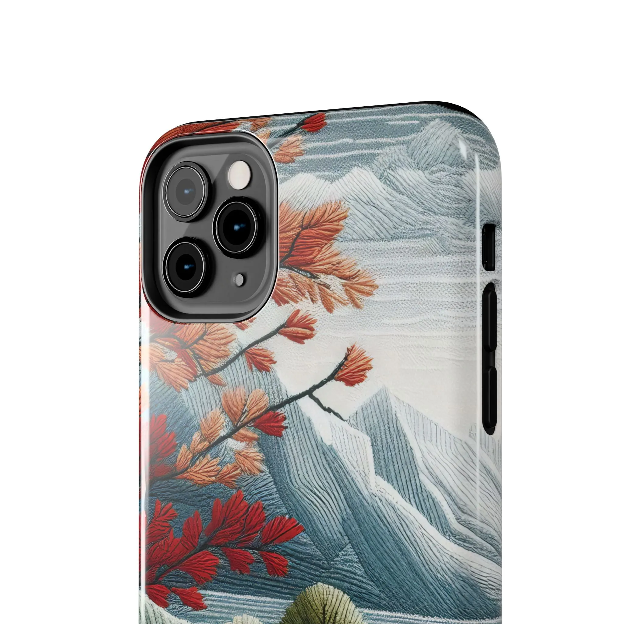 Nature-Inspired Tough Phone Cases - Vibrant Landscape Design for Outdoor Enthusiasts