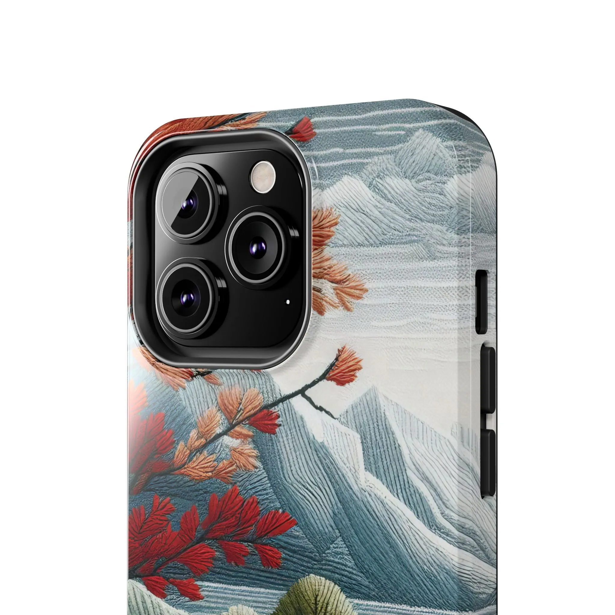 Nature-Inspired Tough Phone Cases - Vibrant Landscape Design for Outdoor Enthusiasts