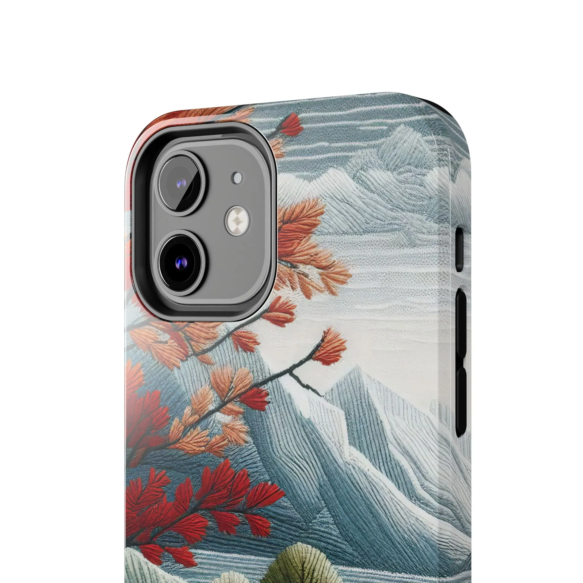 Nature-Inspired Tough Phone Cases - Vibrant Landscape Design for Outdoor Enthusiasts