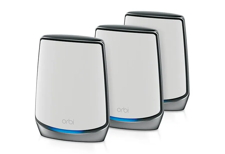 Netgear Orbi RBK853 | AX6000 Tri-Band Mesh WiFi 6 System (Router   2 Satellites Extender)