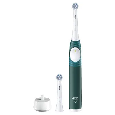 New - Oral-B iO Series 2 Electric Toothbrush Starter Kit - Forest Green