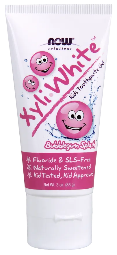 Now XyliWhite Bubblegum Splash Kids Toothpaste Gel (85g)