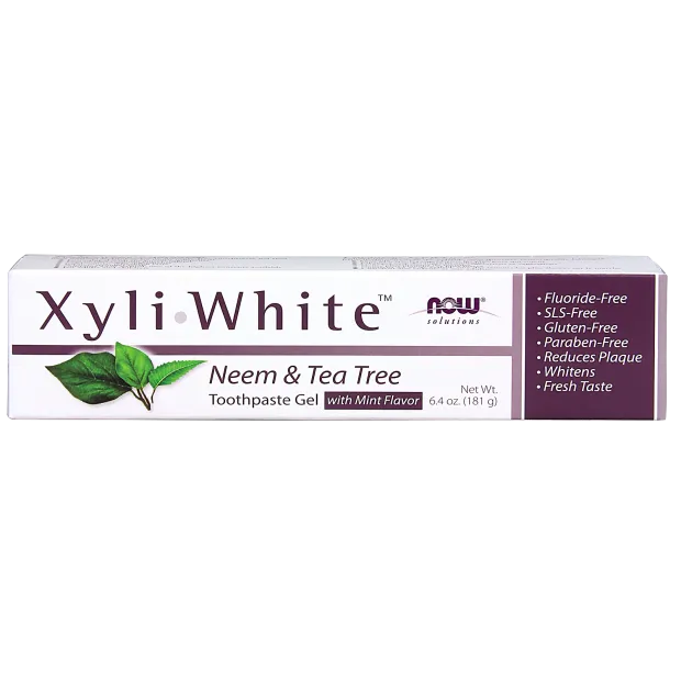 Now XyliWhite Neem & Tea Tree Toothpaste Gel with Mint Flavour (181g)