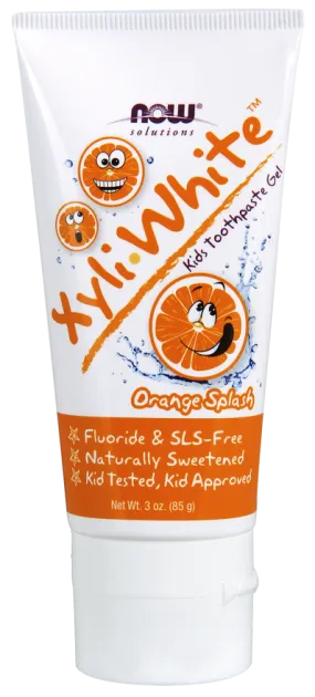 Now XyliWhite Orange Splash Kids Toothpaste Gel (85g)