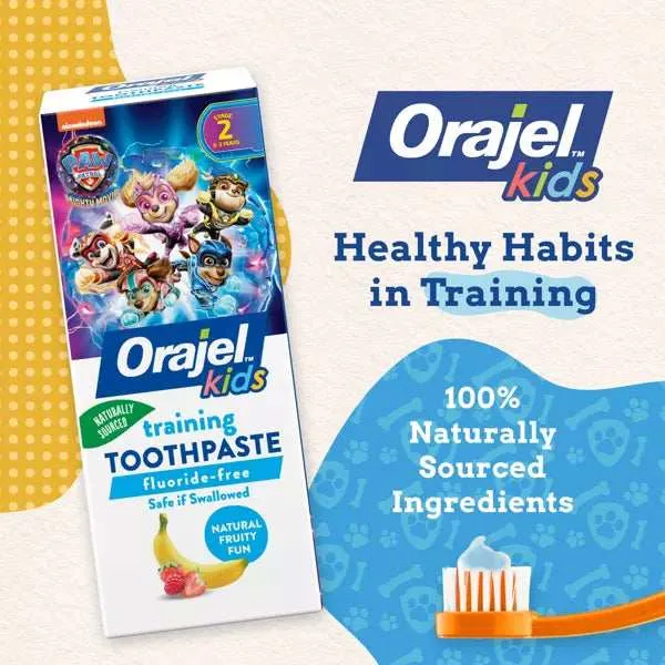 Orajel Kids Paw Patrol Anticavity Fluoride Toothpaste Fruity Bubble