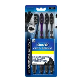 Oral B Cavity Defense Toothbrush - Medium (Pack Of 4)