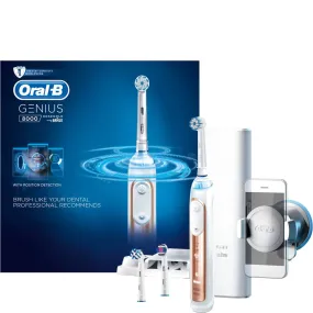 Oral-B Genius 8000 Sensitive Rose Gold Electric Toothbrush