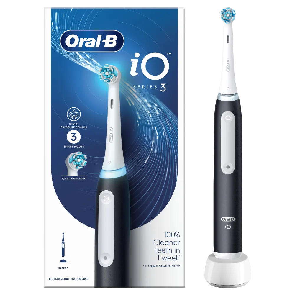 Oral-B iO Series 3 Electric Toothbrush with Micro Vibration iO3 Black