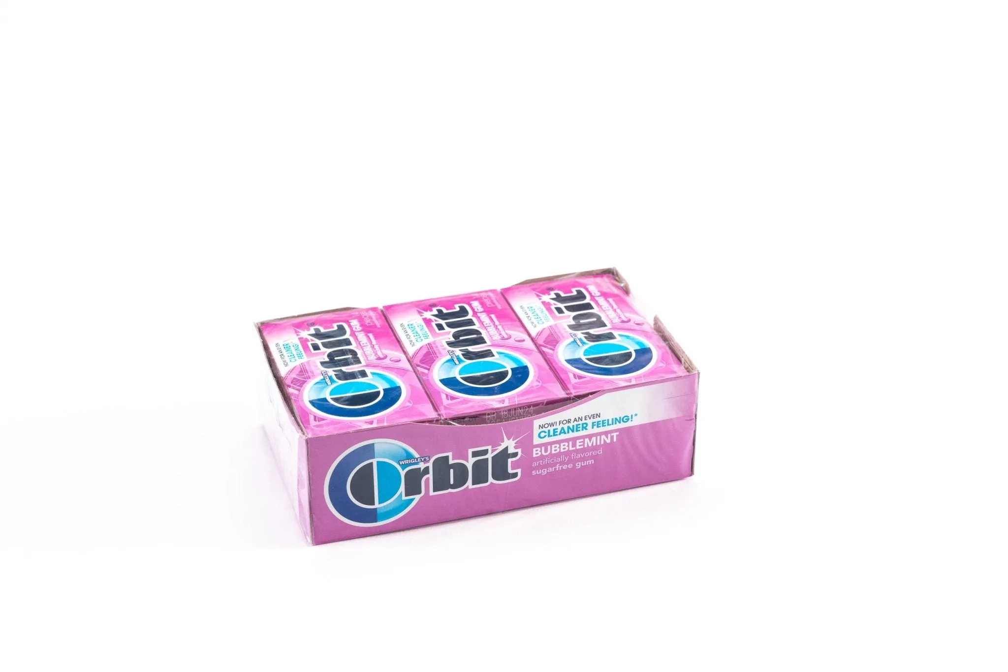 Orbit Wrigleys Bubblemint Sugar Free Gum Bulk Box (11.25 oz, 12 ct.)