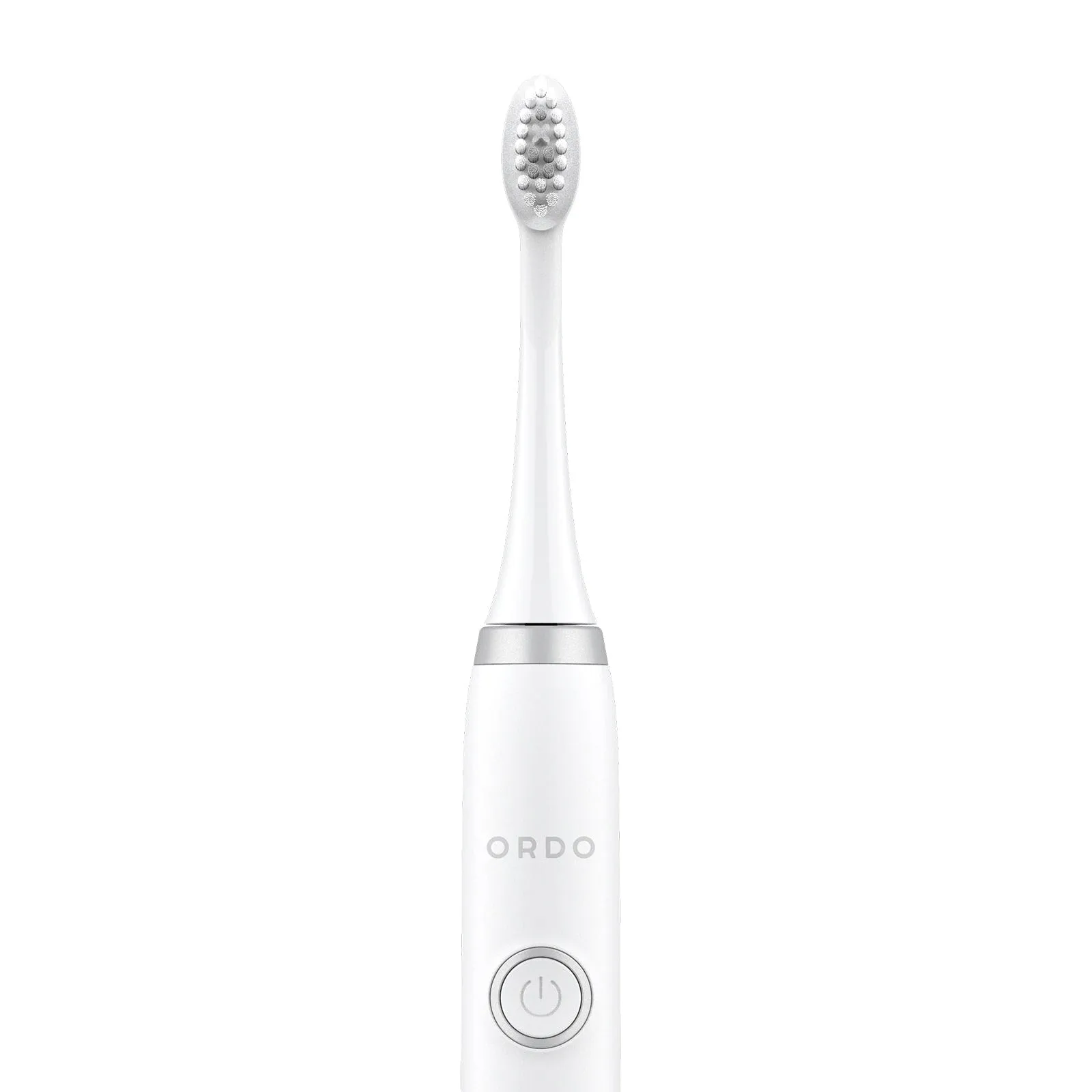 Ordo Sonic  Toothbrush & 4x Brush Head Bundle - White/Silver