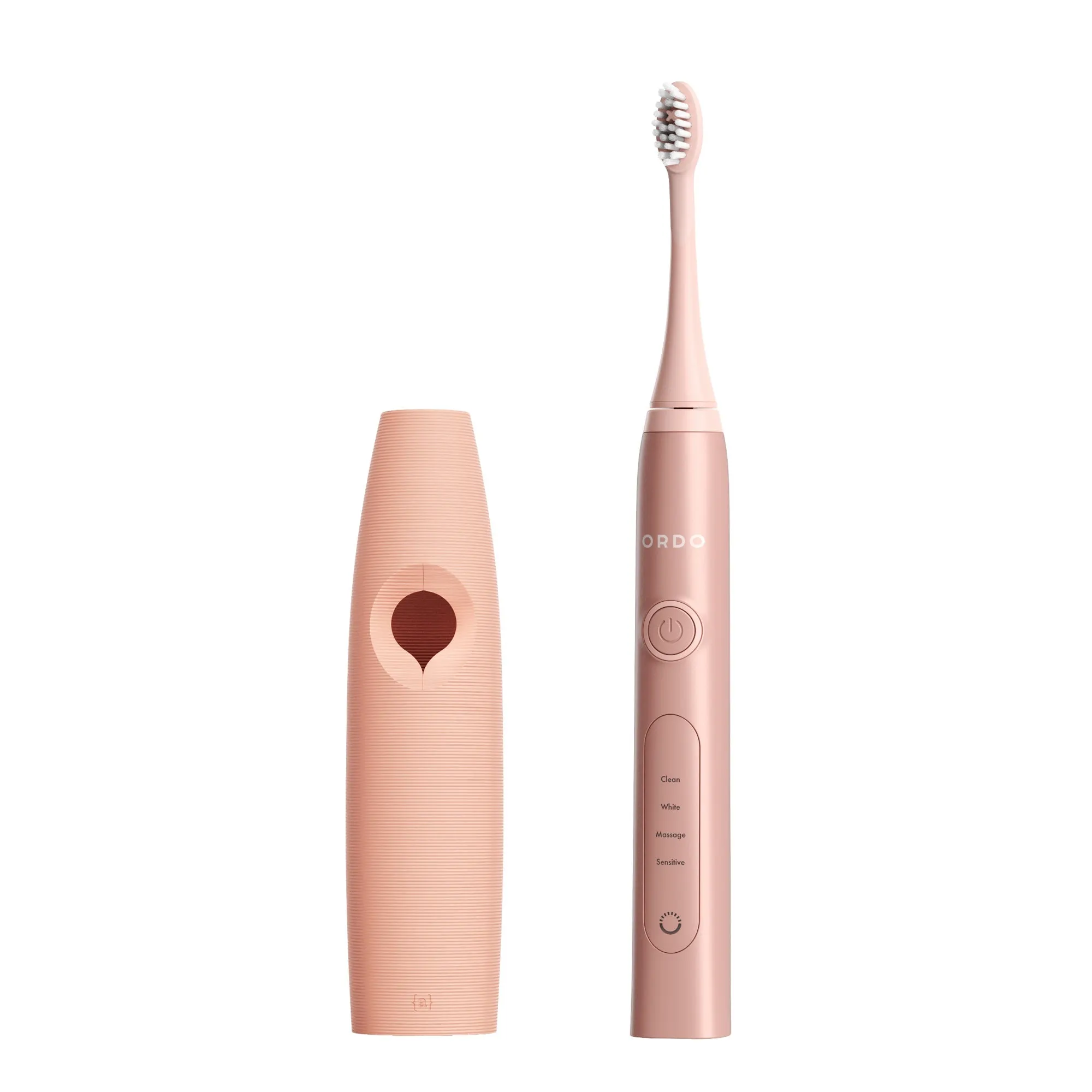 Ordo Sonic  Toothbrush & {access}ories Handle - Apricot Curved Small Smooth