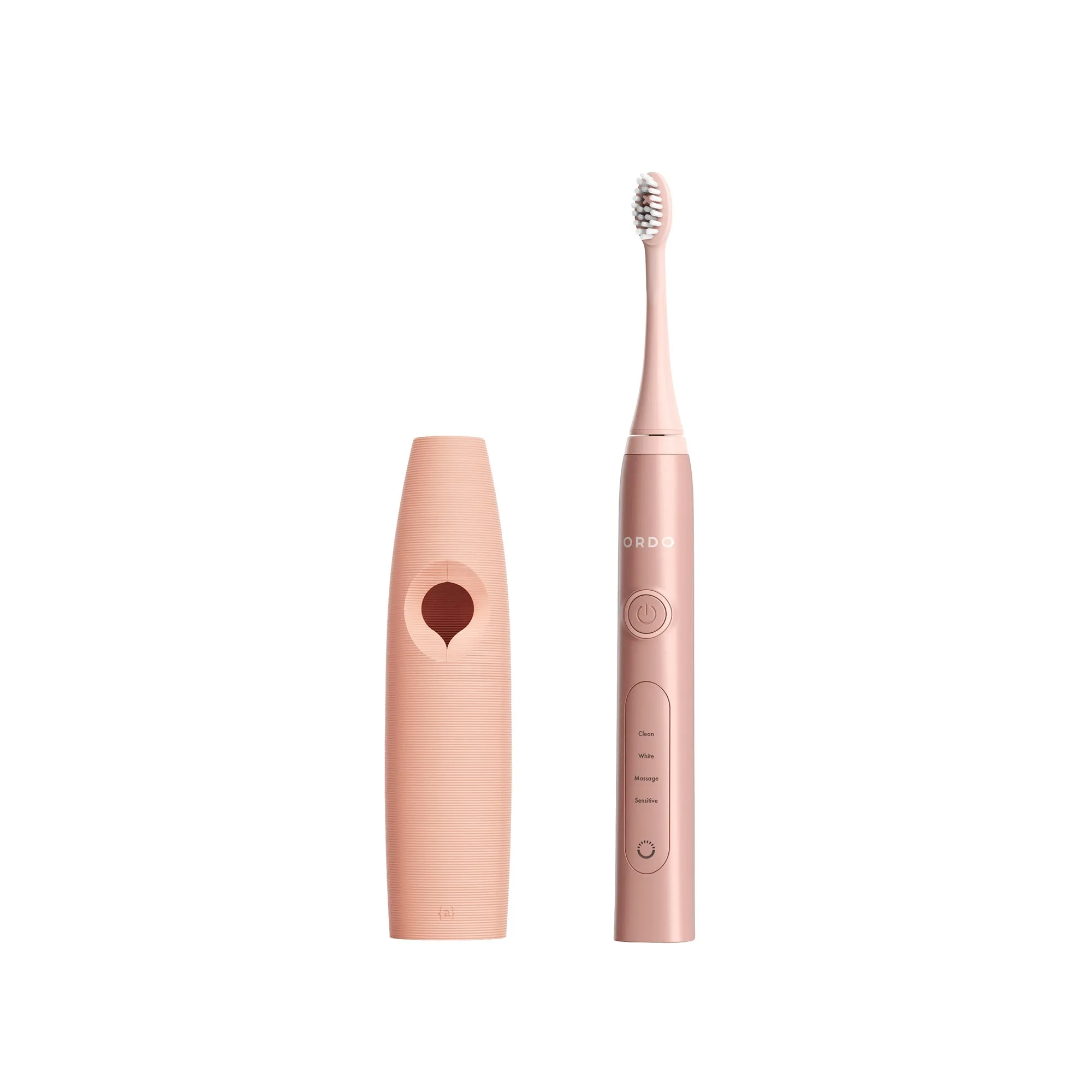 Ordo Sonic  Toothbrush & {access}ories Handle - Apricot Curved Small Smooth