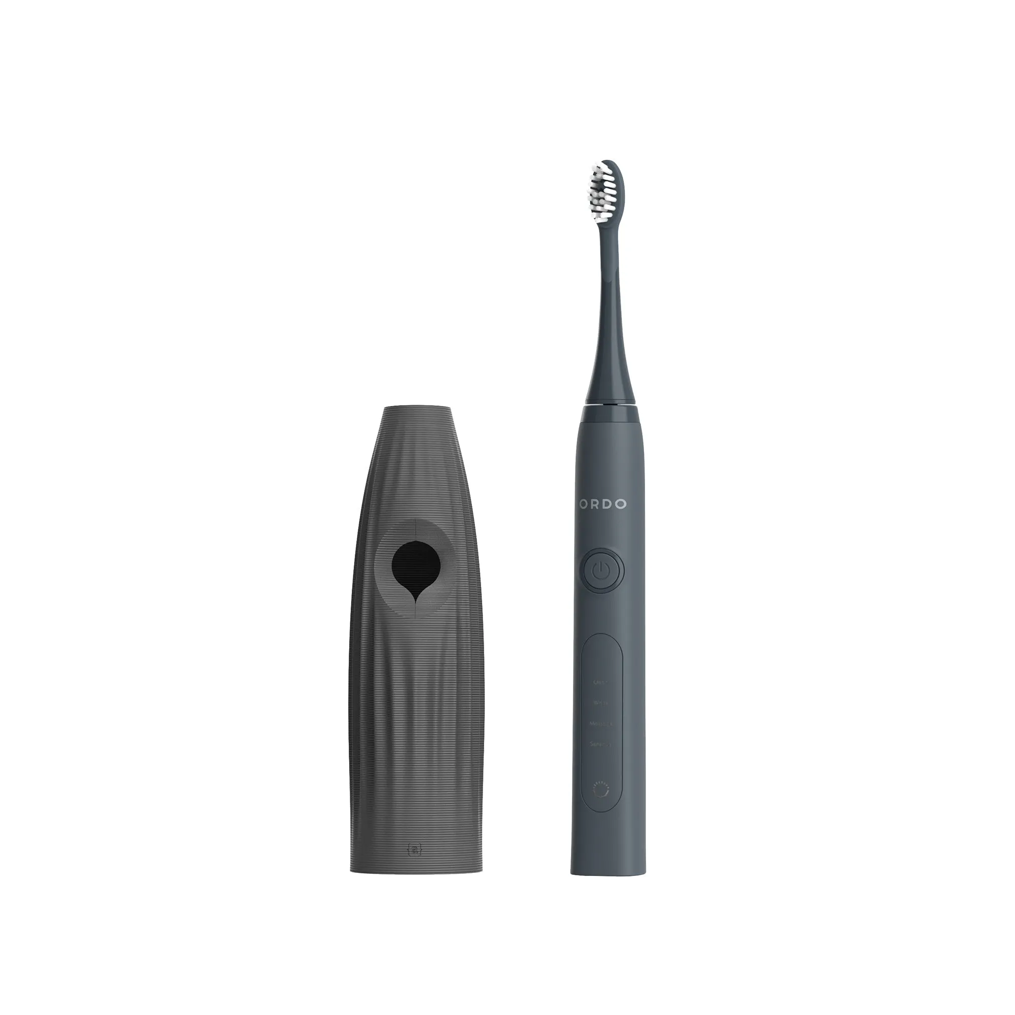 Ordo Sonic  Toothbrush & {access}ories Handle - Charcoal Tapered Medium Vertical