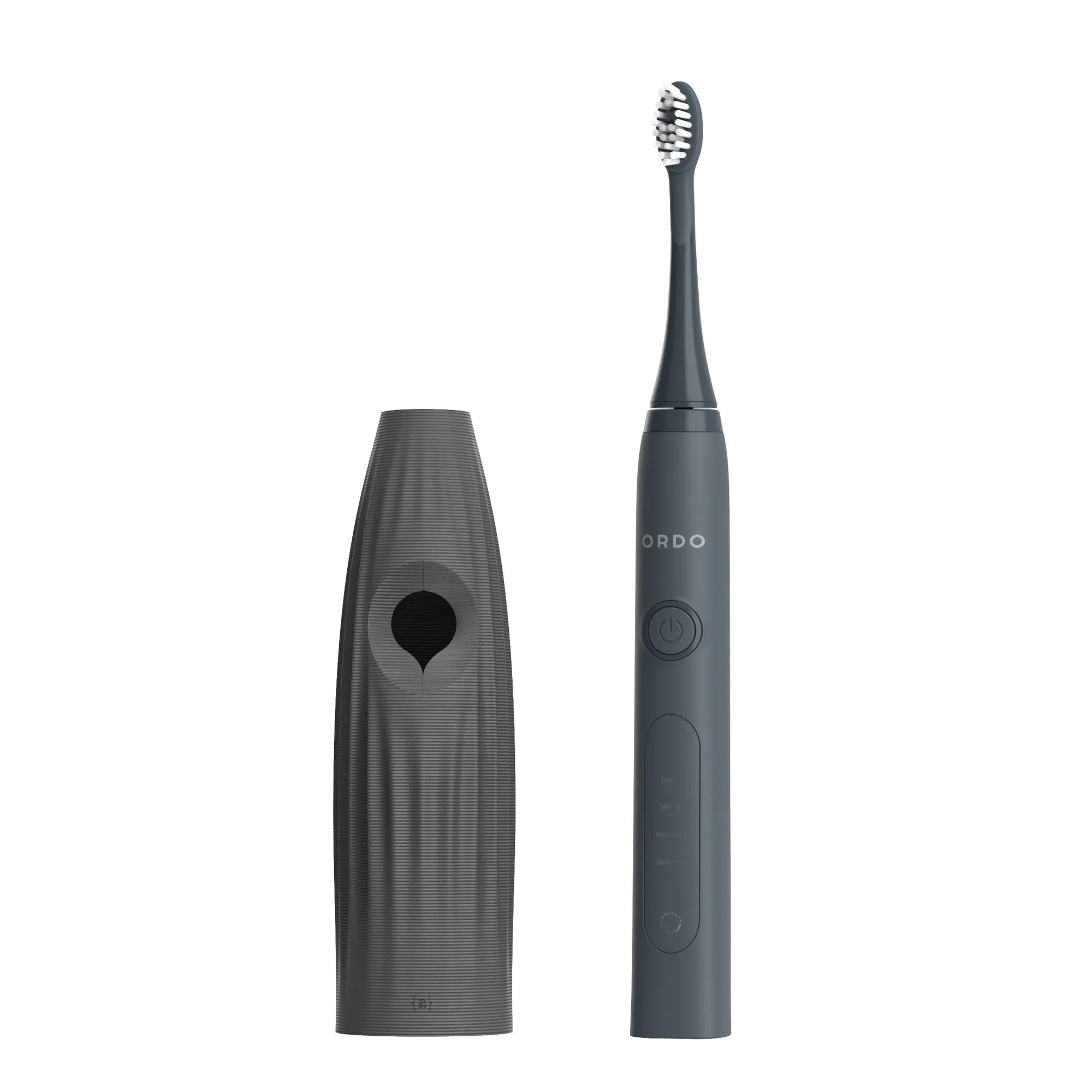 Ordo Sonic  Toothbrush & {access}ories Handle - Charcoal Tapered Medium Vertical