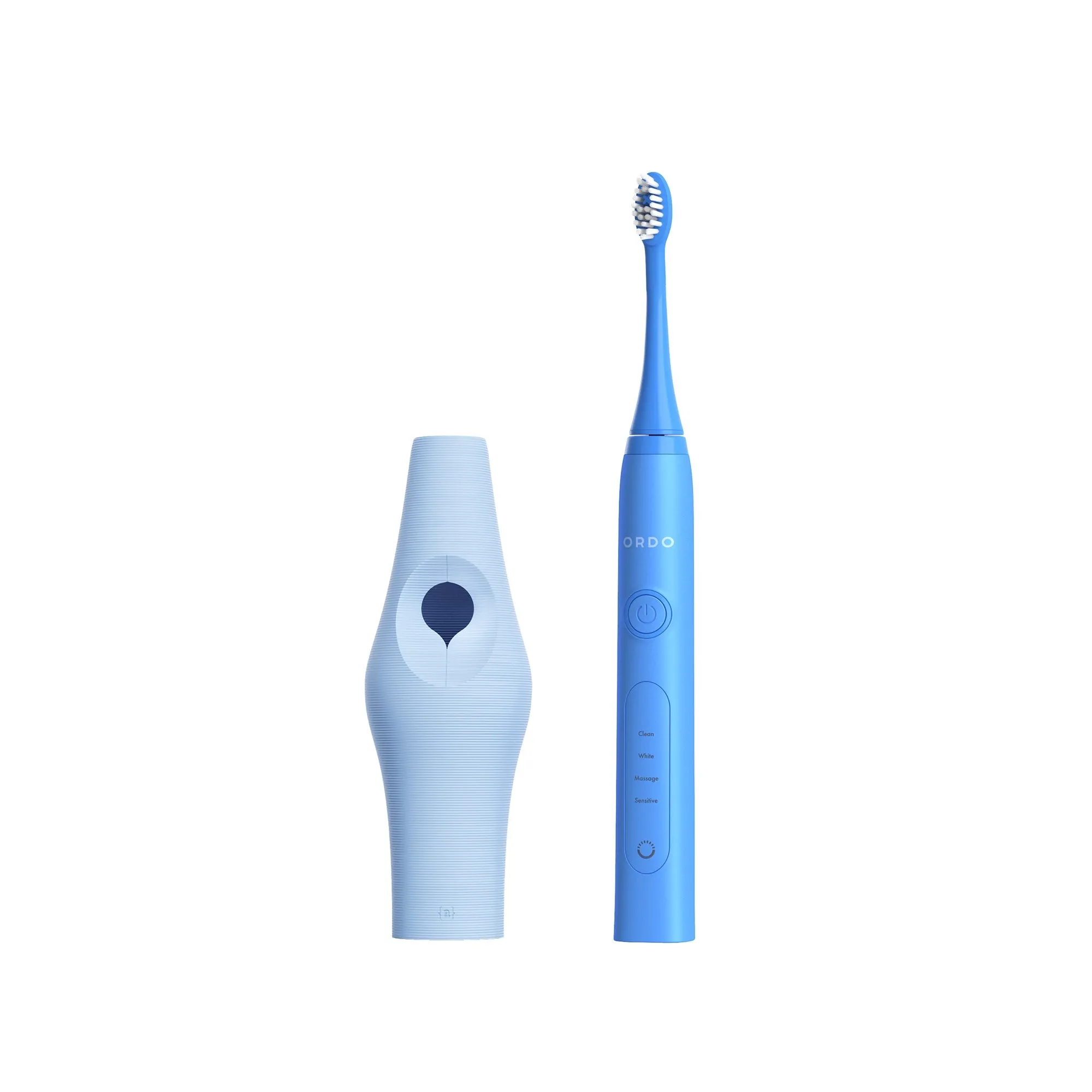 Ordo Sonic  Toothbrush & {access}ories Handle - Soft Blue Ball Small Smooth