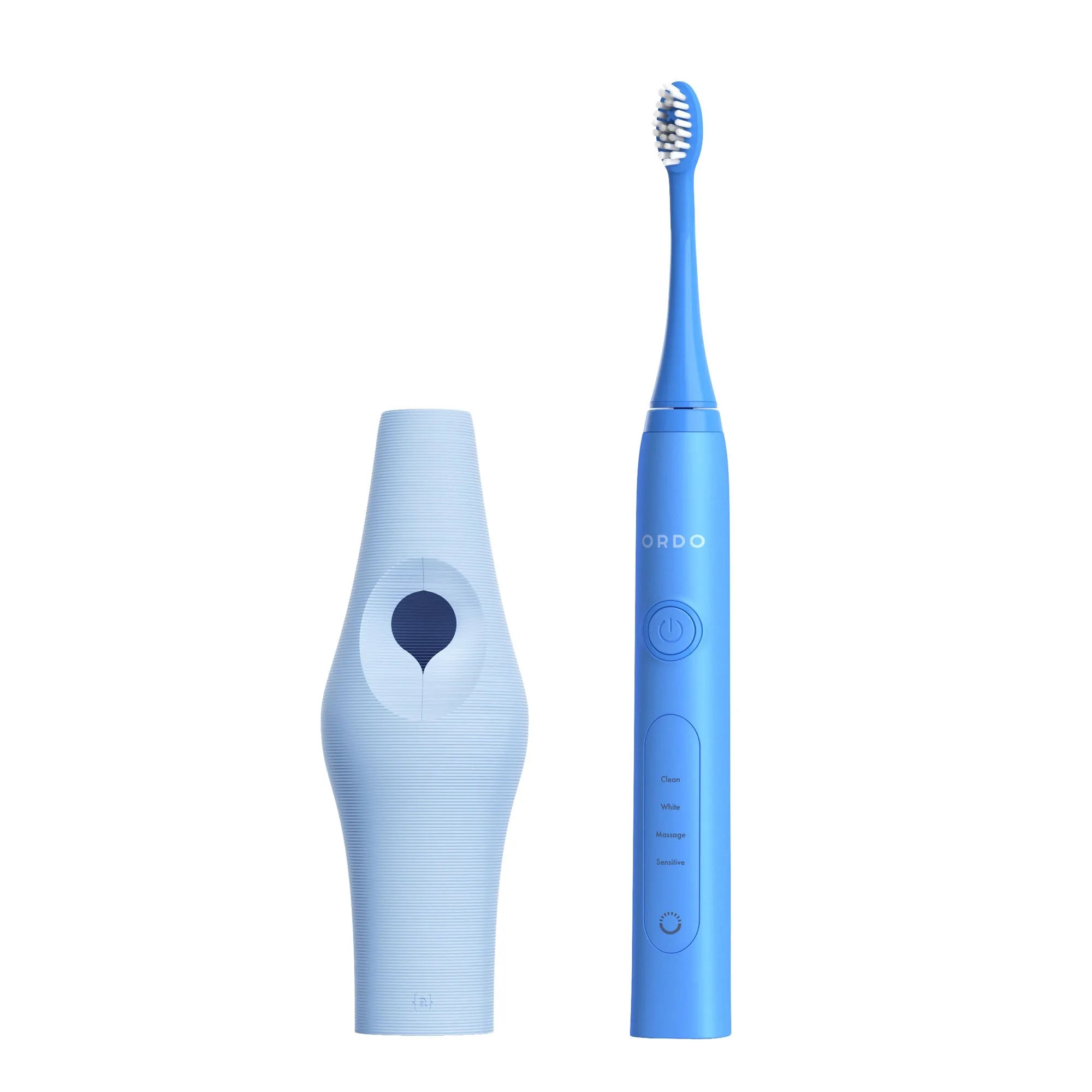 Ordo Sonic  Toothbrush & {access}ories Handle - Soft Blue Ball Small Smooth