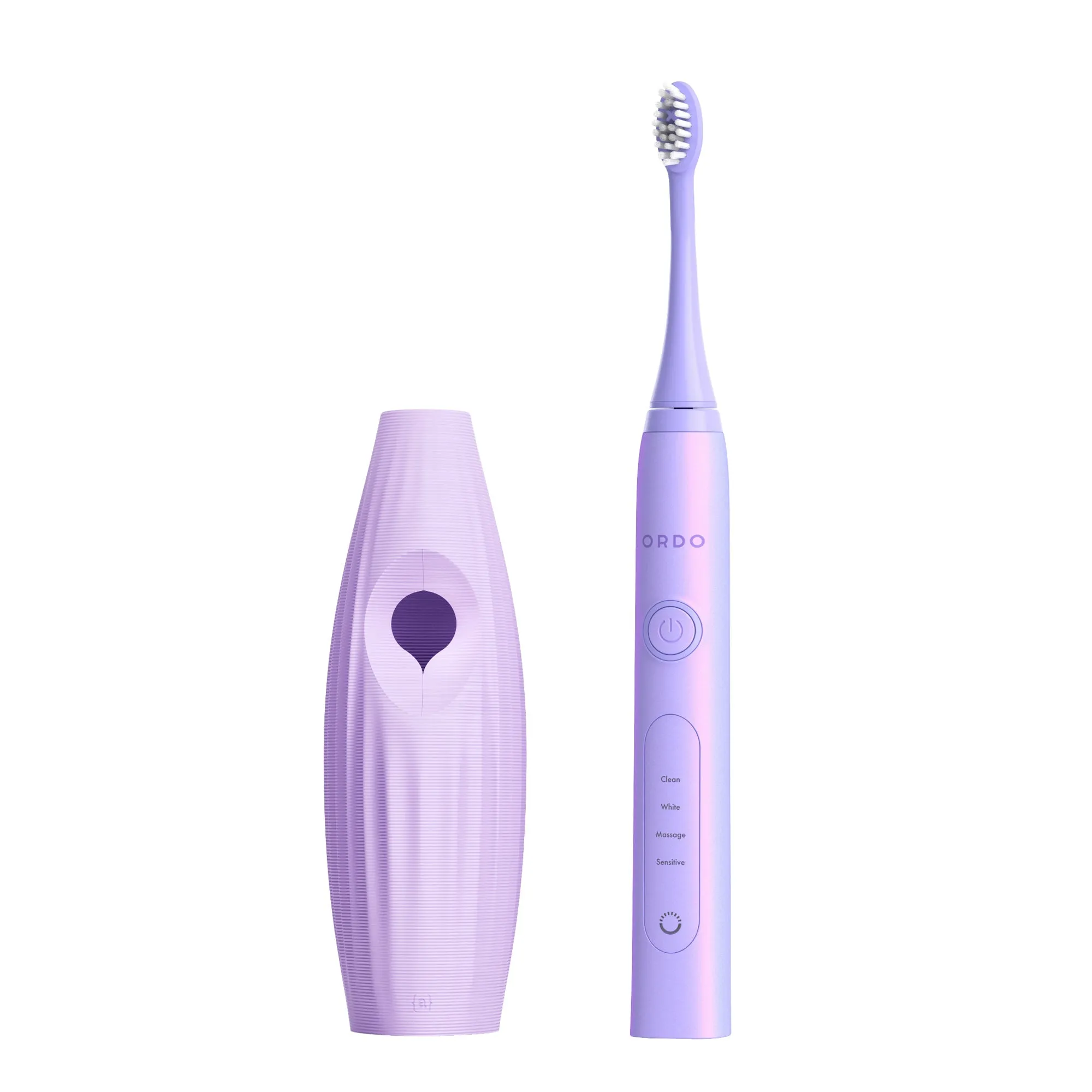 Ordo Sonic  Toothbrush & {access}ories Handle - Violet Triangular Medium Vertical