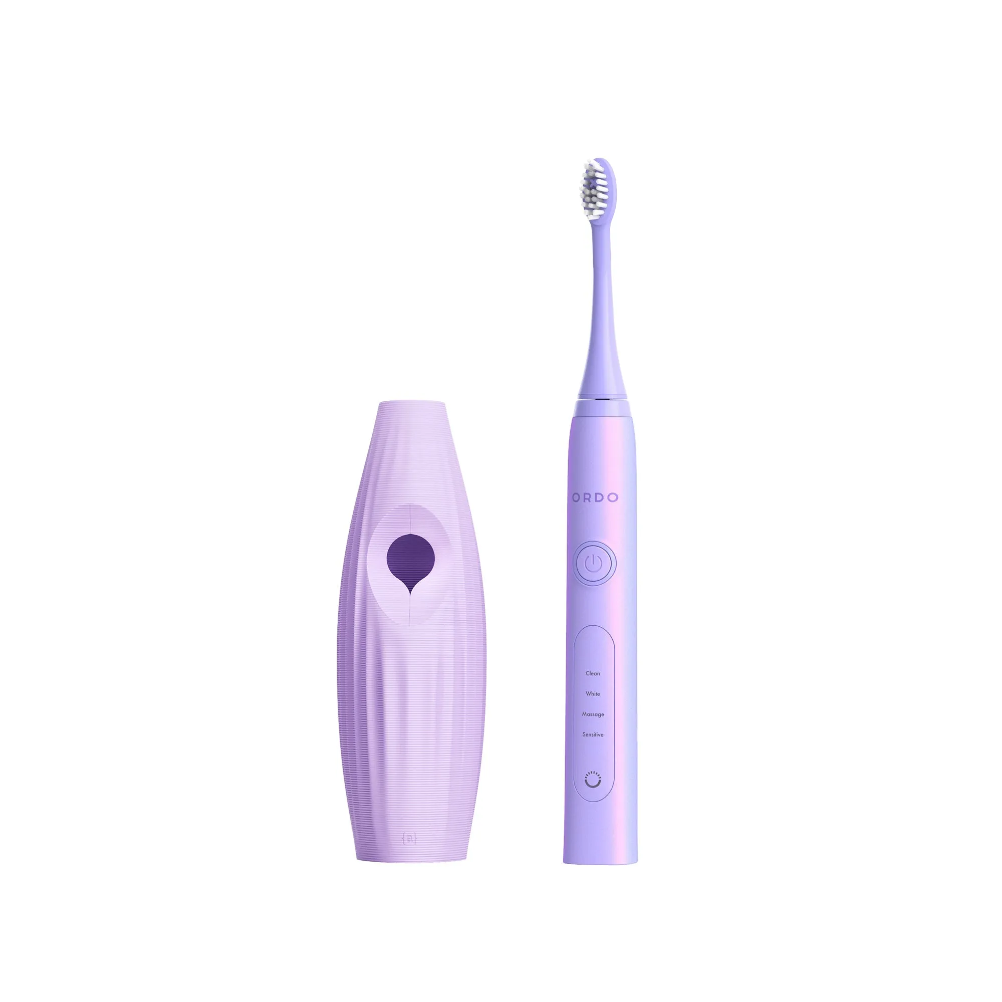 Ordo Sonic  Toothbrush & {access}ories Handle - Violet Triangular Medium Vertical