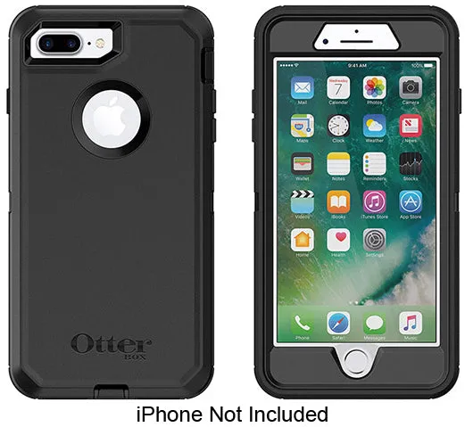 Otterbox Black Defender Series Case For Apple iPhone 7/8 Plus - 77-56825