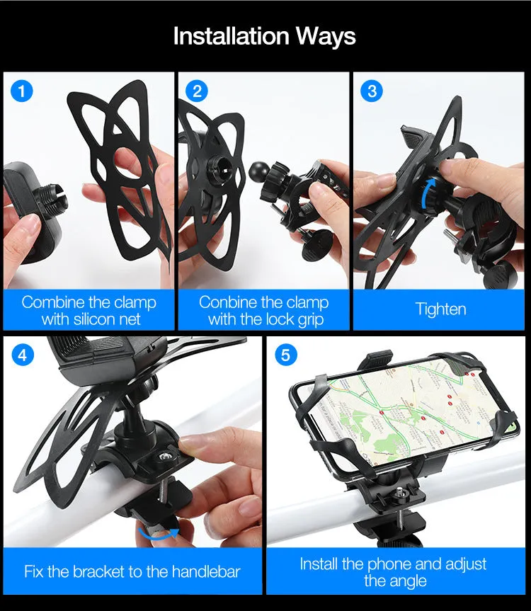 PA309 - Bicycle Shockproof Phone Holder Bracket