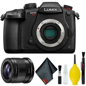 Panasonic Lumix DC-GH5S Mirrorless Micro Four Thirds Digital Camera - Cleaning Kit - Panasonic 42.5mm f/1.7 O.I.S. Lens