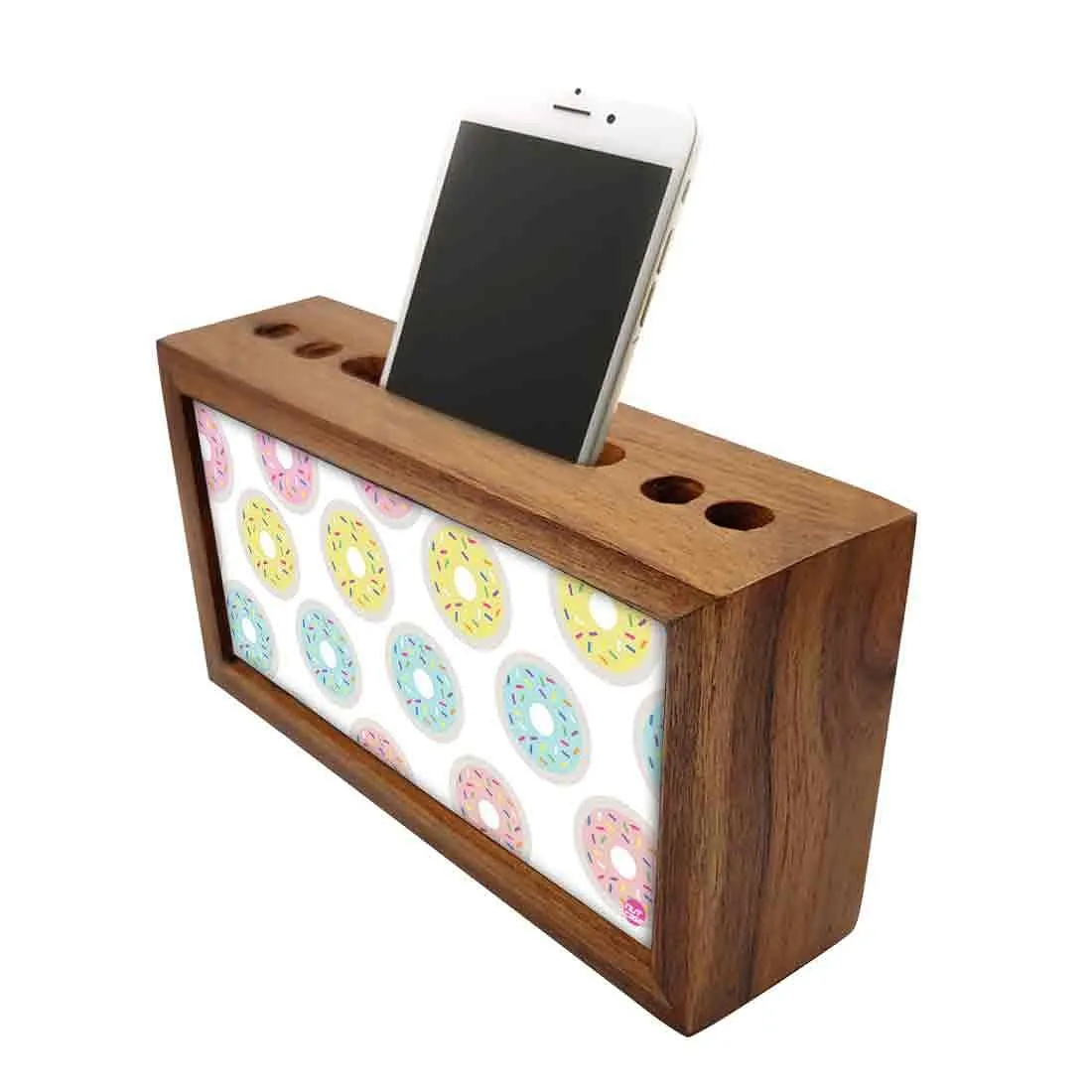 Pen Mobile Stand Holder Desk Organizer - Donuts