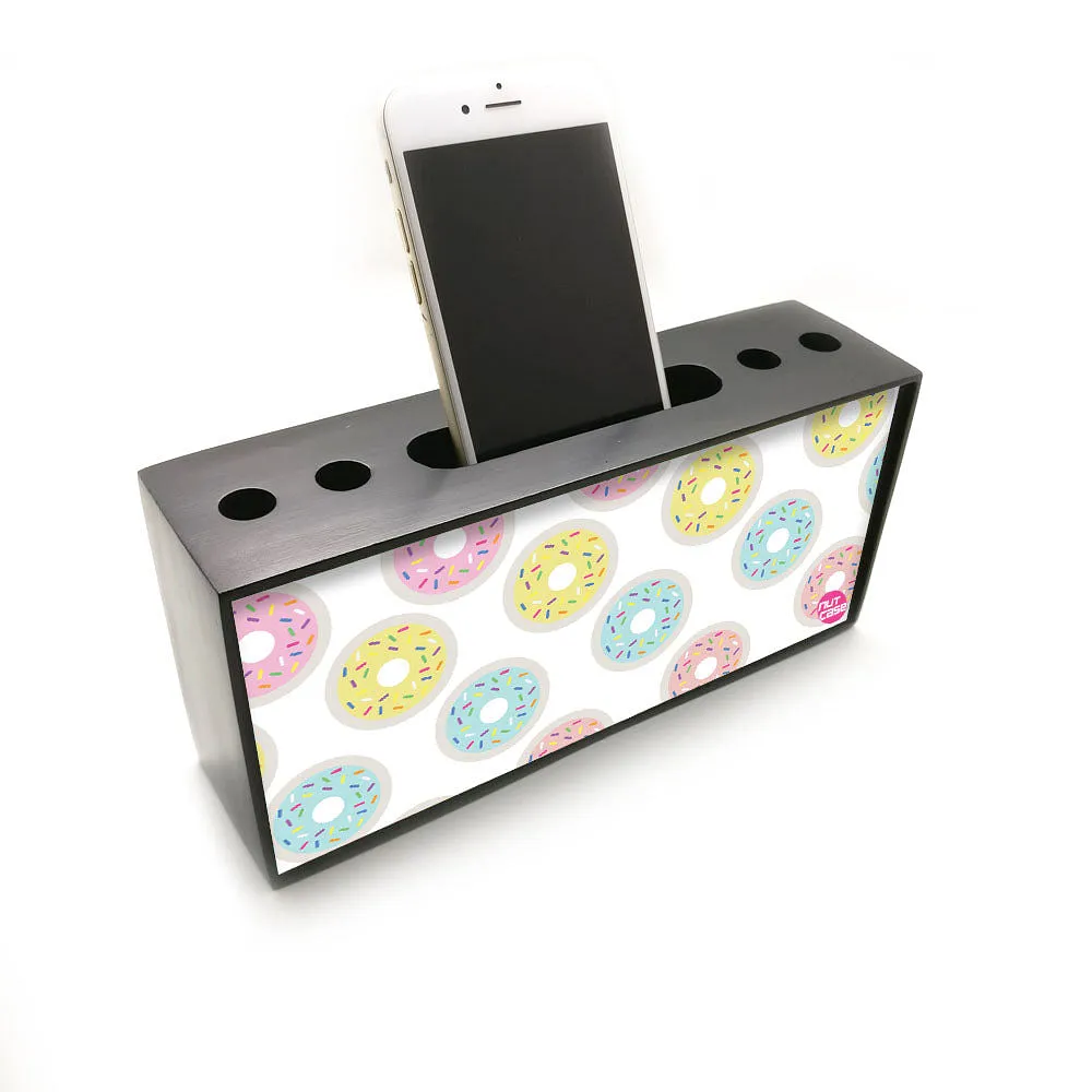 Pen Mobile Stand Holder Desk Organizer - Donuts