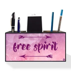 Pen Mobile Stand Holder Desk Organizer - Free Spirit