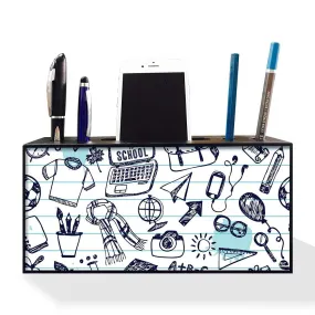 Pen Mobile Stand Holder Desk Organizer - School Art