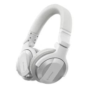 Pioneer DJ HDJ-CUE1BT-W On-Ear Wired Studio Headphones, Bluetooth Headphones, Professional Audio Equipment for DJ Booth and Recording - White