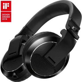 Pioneer DJ HDJ-X7-K Professional Over-Ear DJ Wired Studio Headphones, Audio Equipment for DJ Booth and Recording - Black