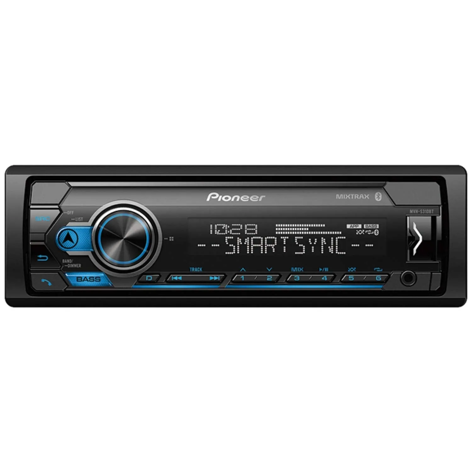 Pioneer MVH-S310BT Digital Media Receiver with Smart Sync App Compatibility/MIXTRAX/Built-in Bluetooth