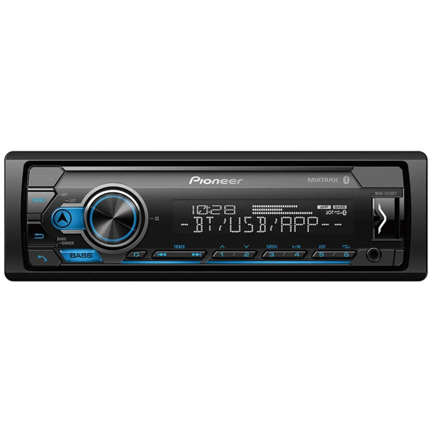 Pioneer MVH-S310BT Digital Media Receiver with Smart Sync App Compatibility/MIXTRAX/Built-in Bluetooth