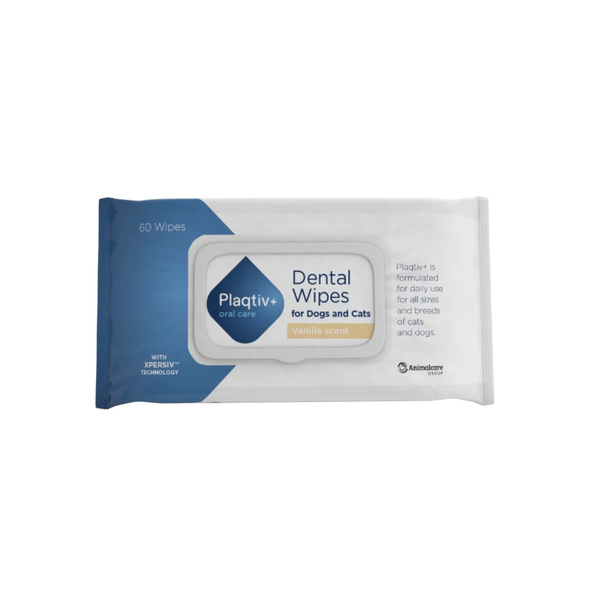 Plaqtiv  Oral Care Dental Wipes - Vanilla