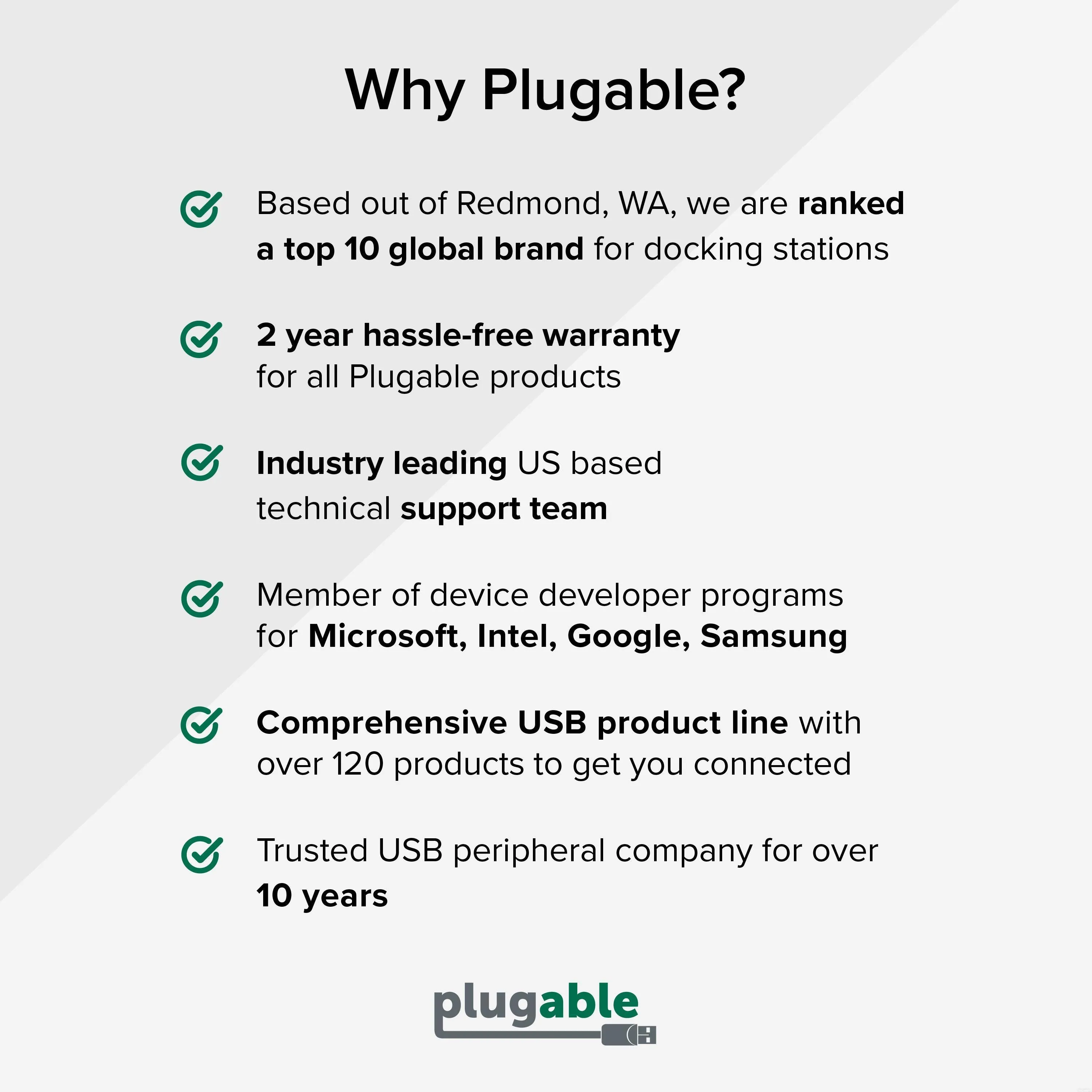 Plugable 2.5G USB-C and USB to Ethernet Adapter