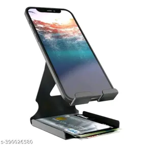 Premium Black Desktop Mobile Holder