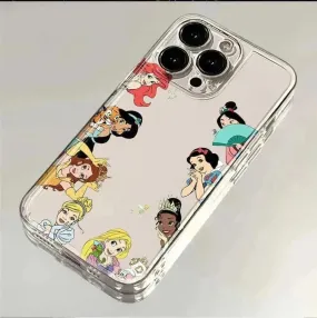 Princesses Transparent Phone Case (For iPhones)