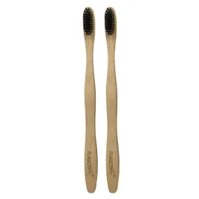 Pursonic Eco-Friendly Bamboo Toothbrushes & Charcoal Whitening Toothpaste