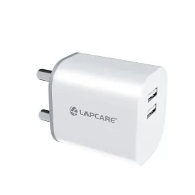 Quick Wall Charger 2.4Amp Dual USB with Micro Cable (LQW-126)