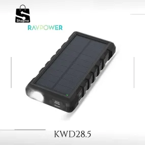 RAVPower Solar Charger 25000mAh Power Bank