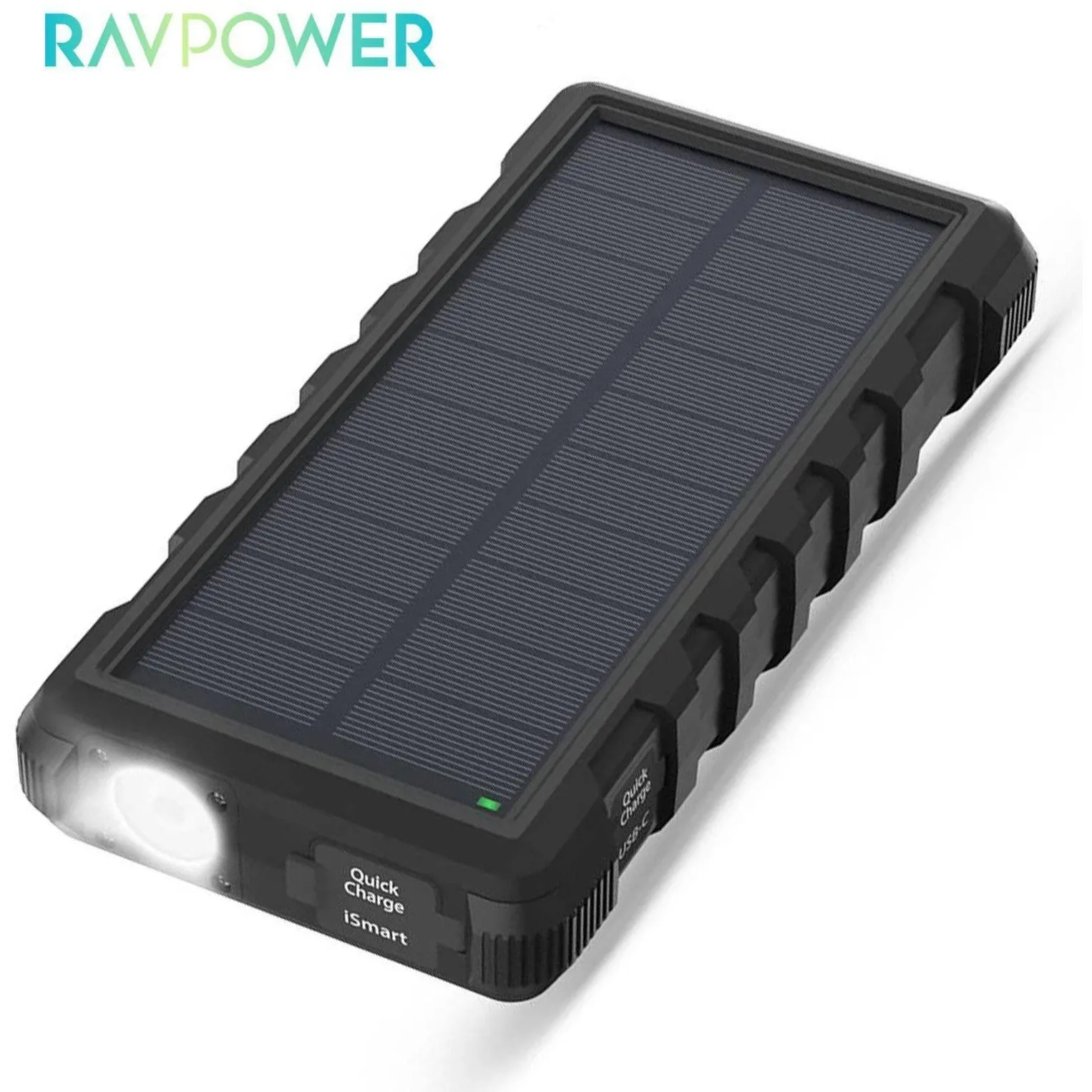 RAVPower Solar Charger 25000mAh Power Bank