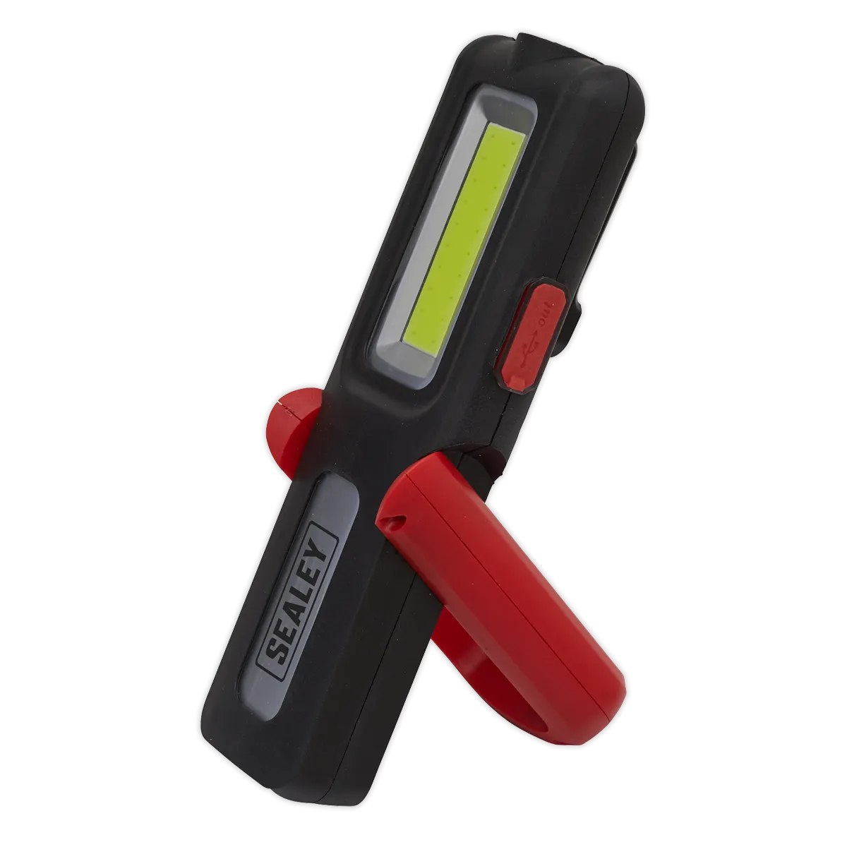 Rechargeable Inspection Lamp Red 5W COB   3W LED   Power Bank