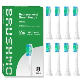 Replacement Toothbrush Heads Compatible with Phillips Sonicare Electric Toothbrush HX6013/HX6015, 8 Pack