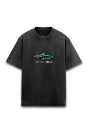 Retro Ride Vintage Car Oversized Tshirt for Men