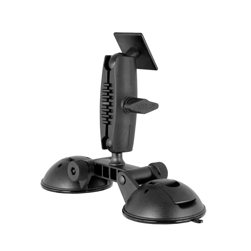 Robust™ Double Windshield Suction Mount - 4-Prong Pattern Compatible