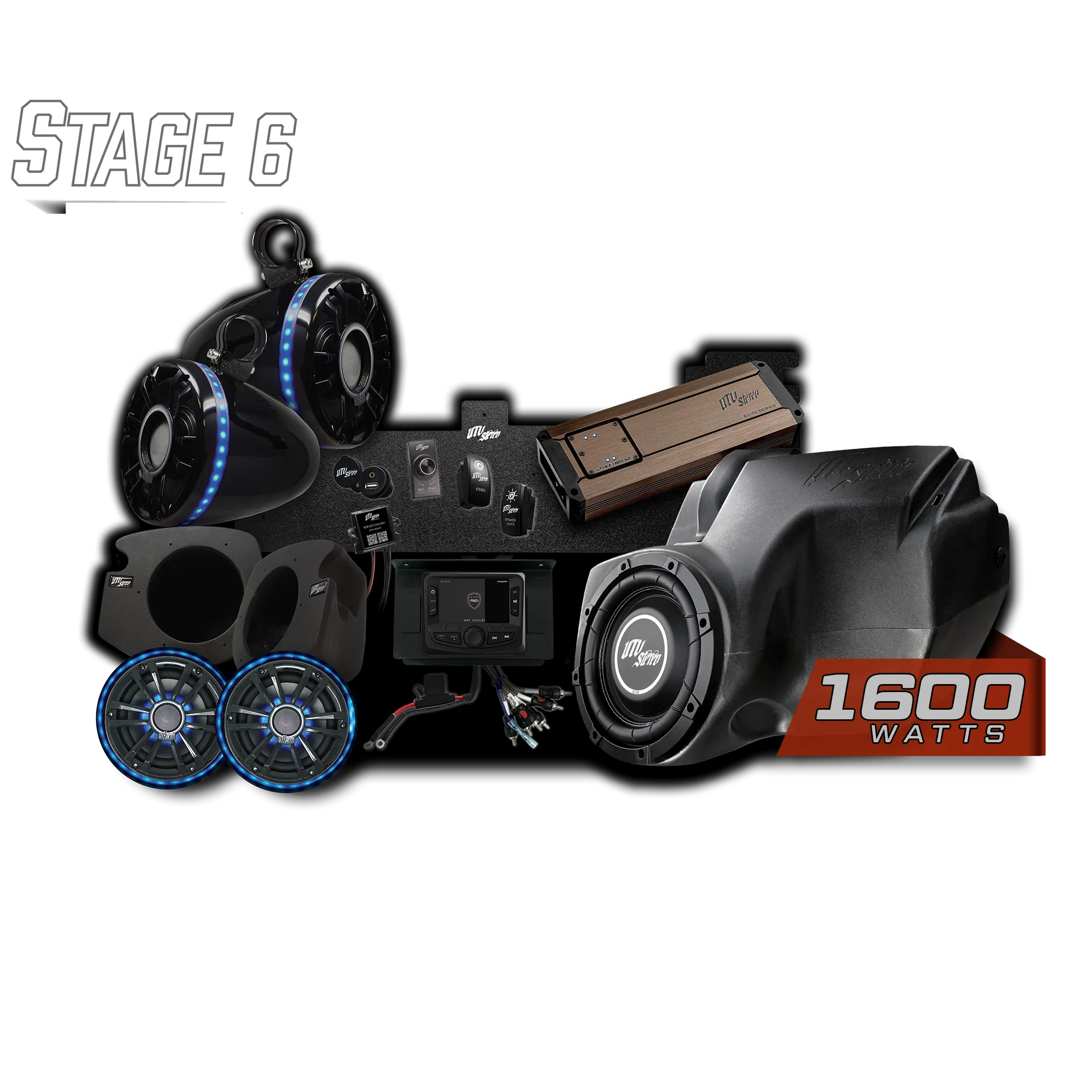 RZR® Elite Series Stage 6 Stereo Kit | UTVS-RZR-S6-E