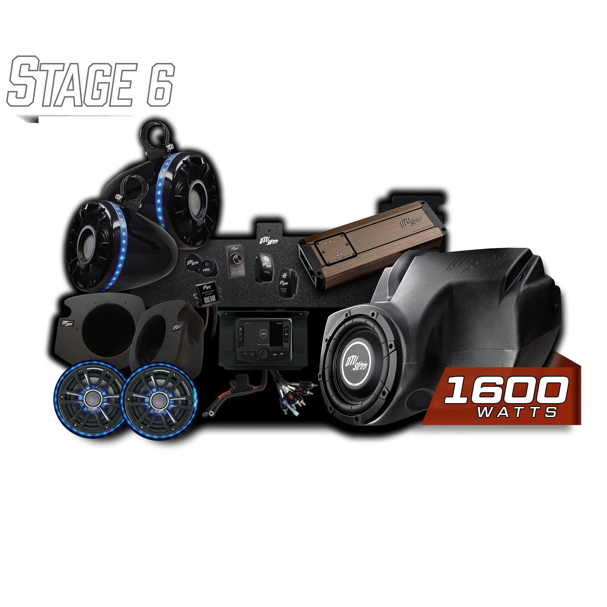 RZR® Elite Series Stage 6 Stereo Kit | UTVS-RZR-S6-E