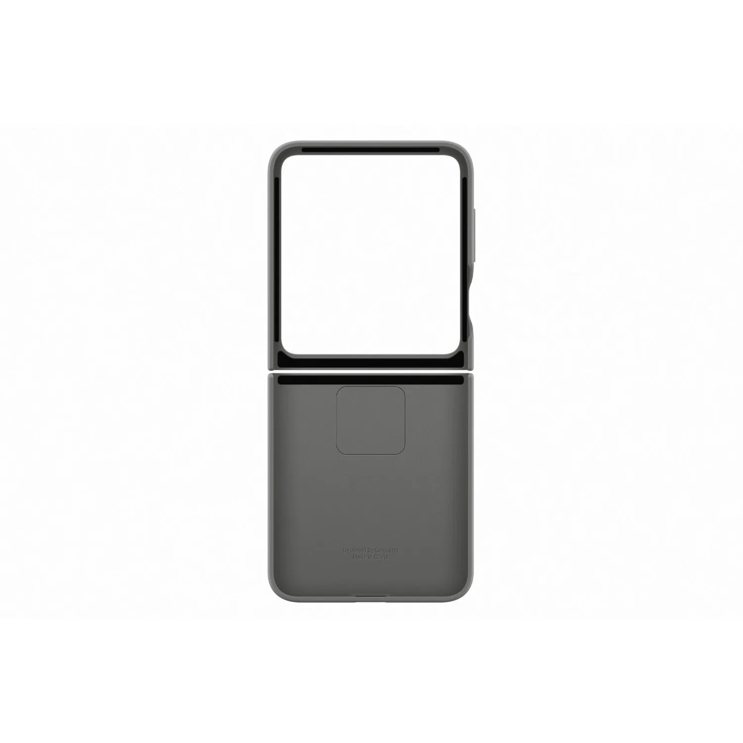 Samsung Silicone Cover With Ring - Samsung Galaxy Z Flip6 - Gray (SAM-EF-PF741TJE)