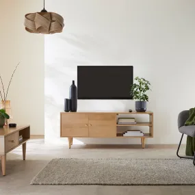 Scandinavian Oak Oslo TV Stand (Scuffed)