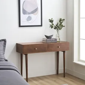 Scandinavian Walnut Oslo Console, Dressing Table, and Desk